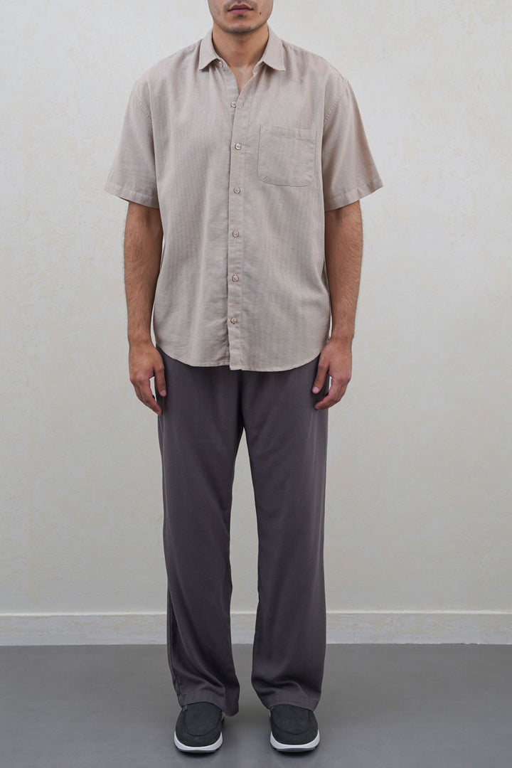 DARK GREY RELAXED TROUSERS