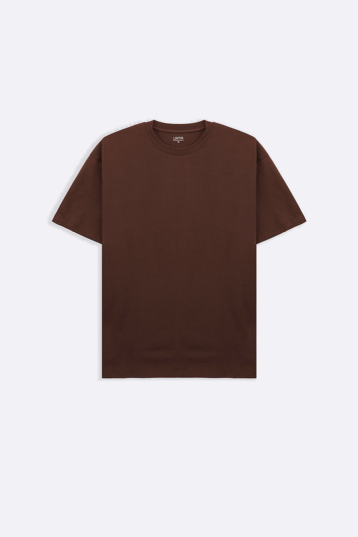 BROWN CLASSIC COTTON TEE