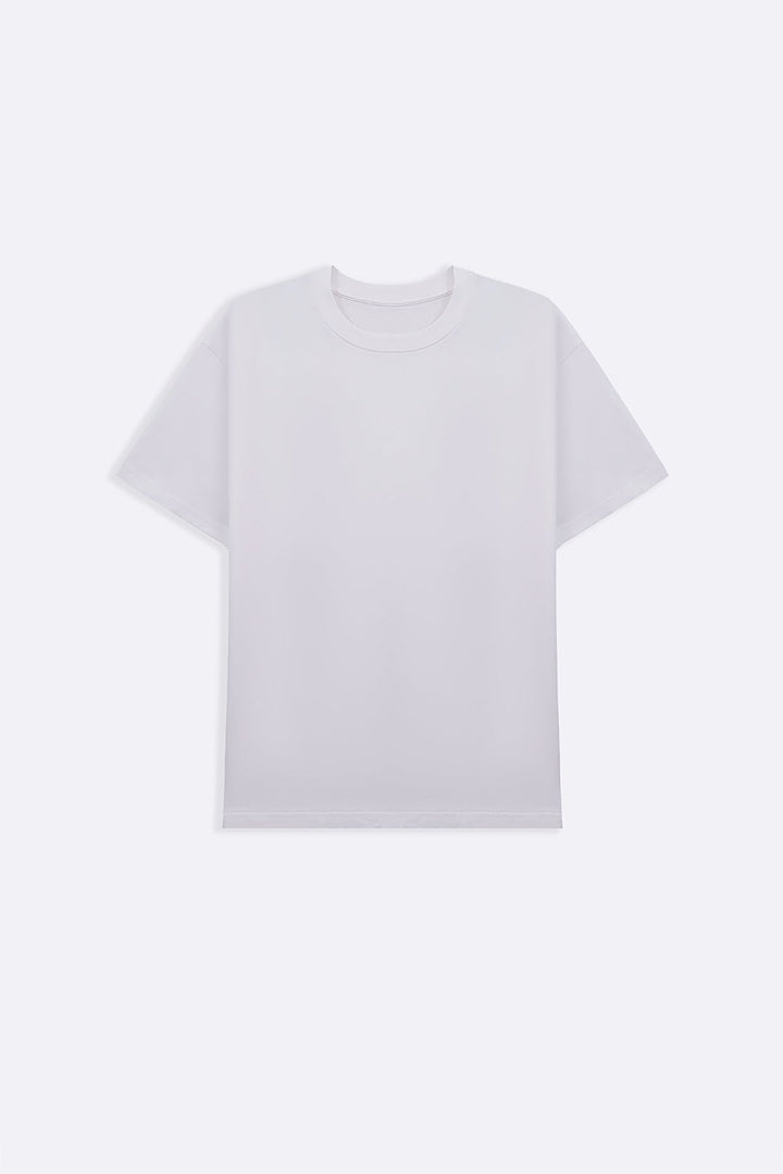 WHITE CLASSIC COTTON TEE