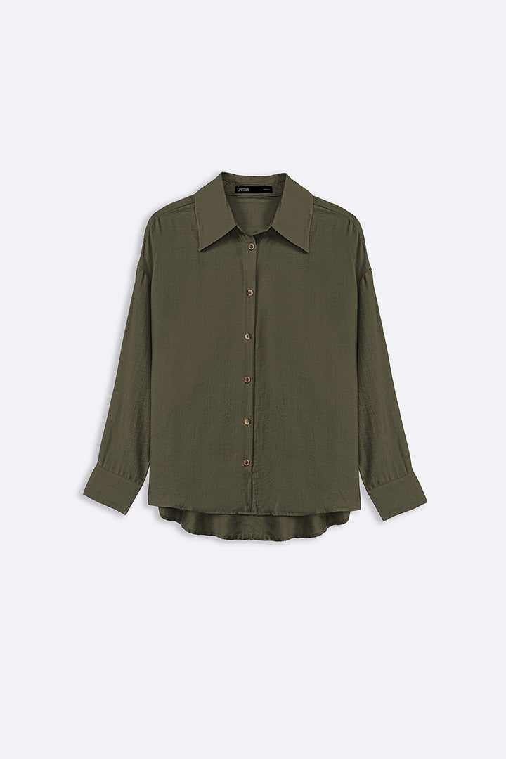 GREEN EASY BREEZE BLOUSE