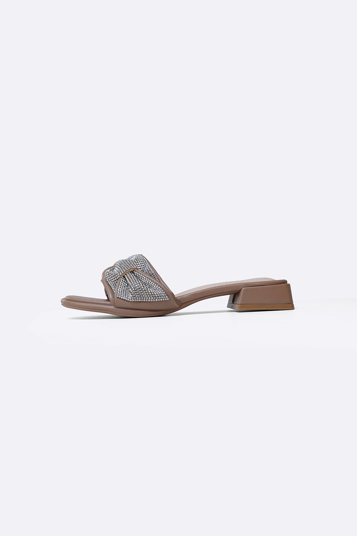 TAUPE ZUMA BLOCK HEELS