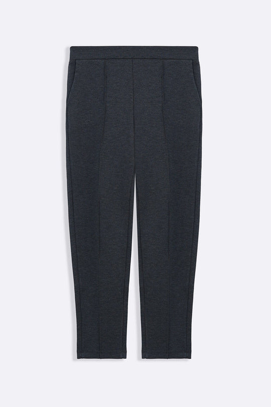 CHARCOAL STRAIGHT EASY SLACKS