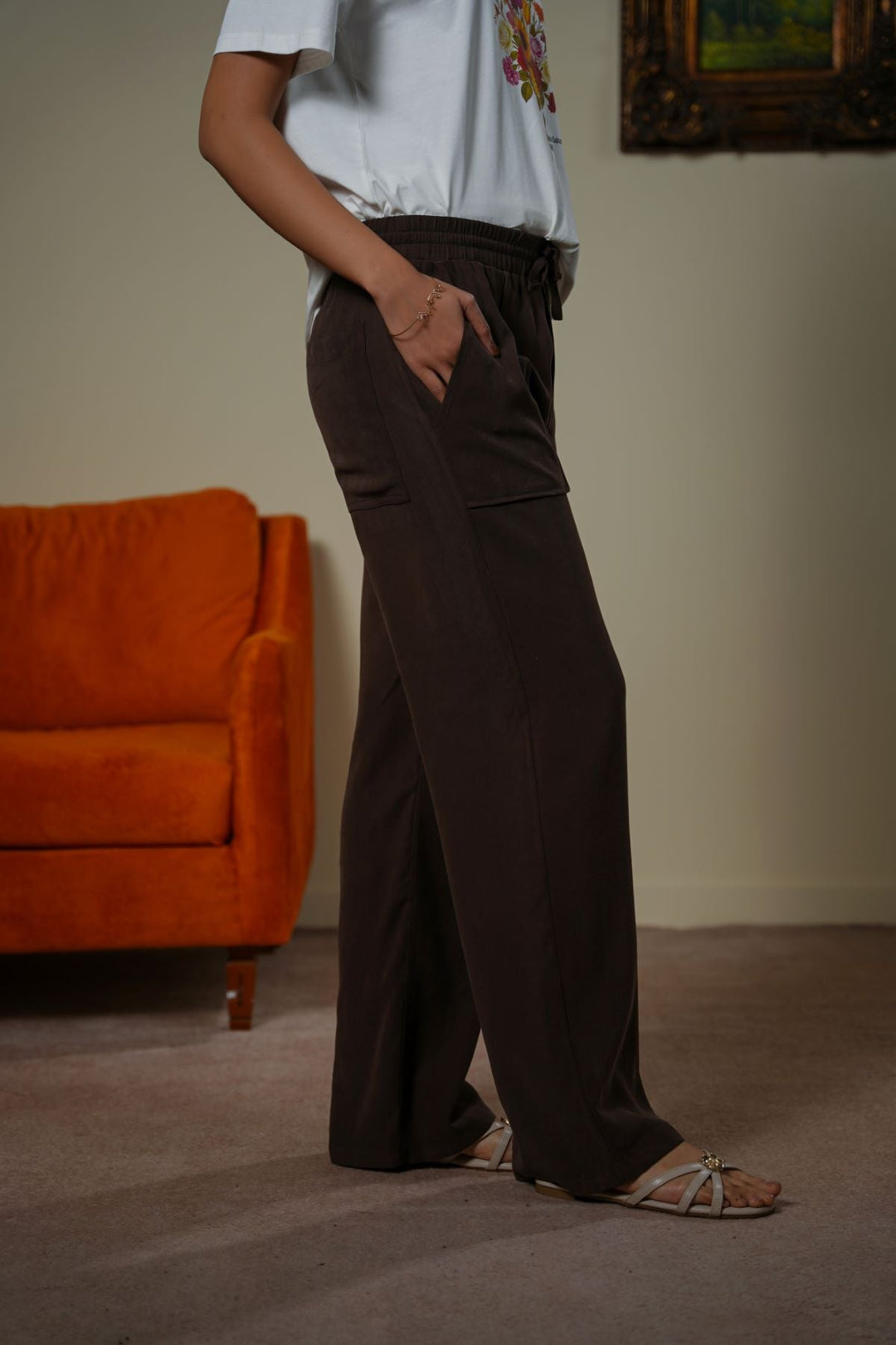 CHOCOLATE LONG PANTS