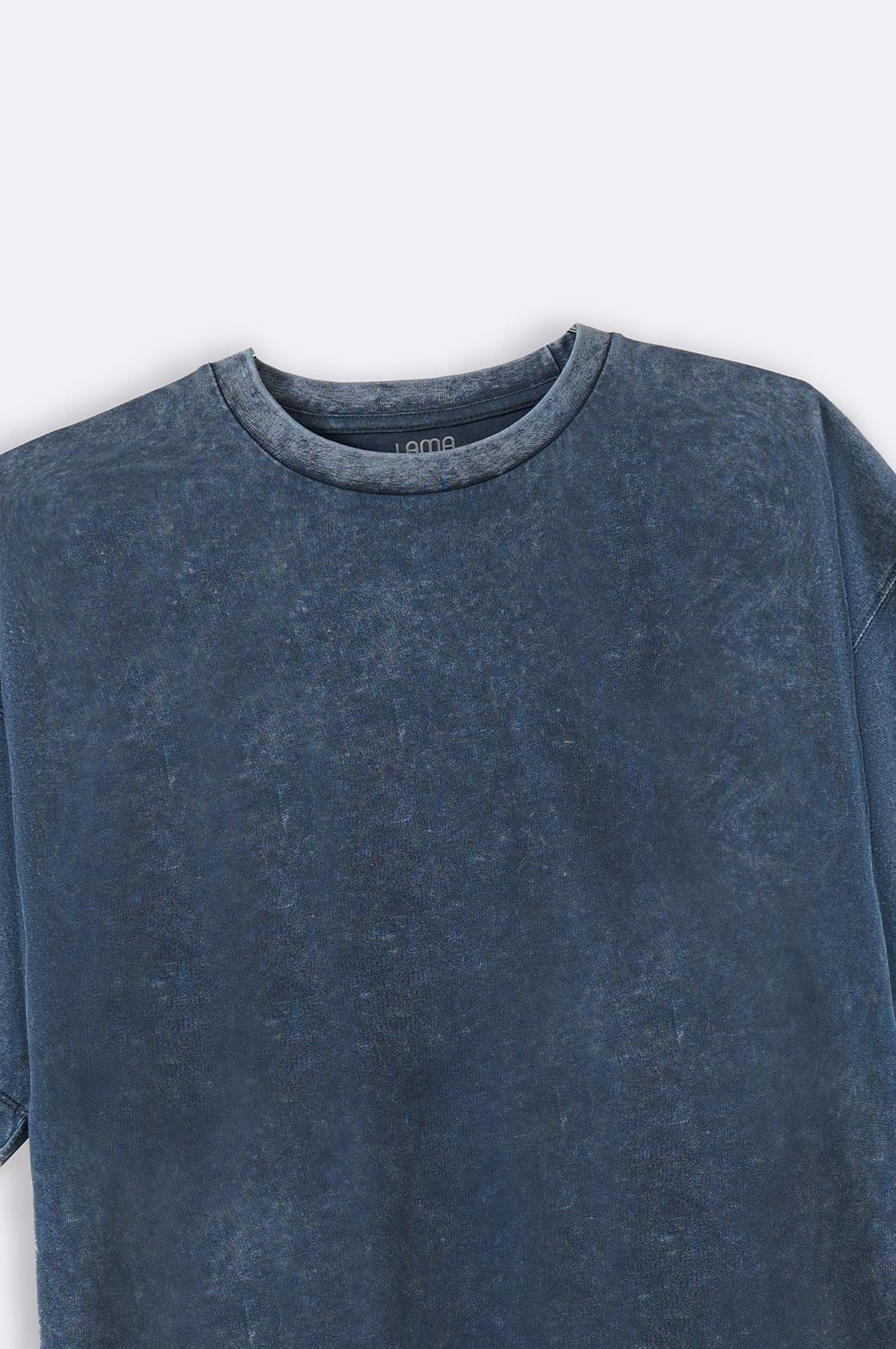 NAVY WASHED LOOSE FIT T-SHIRT
