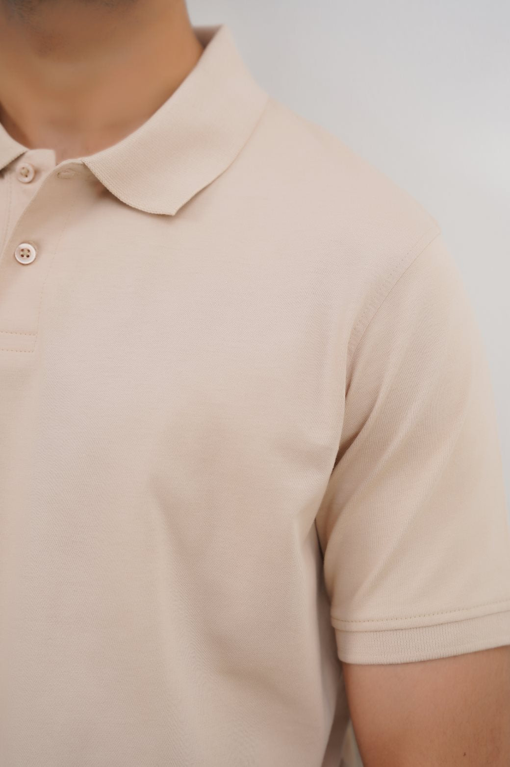 BEIGE BASIC POLO