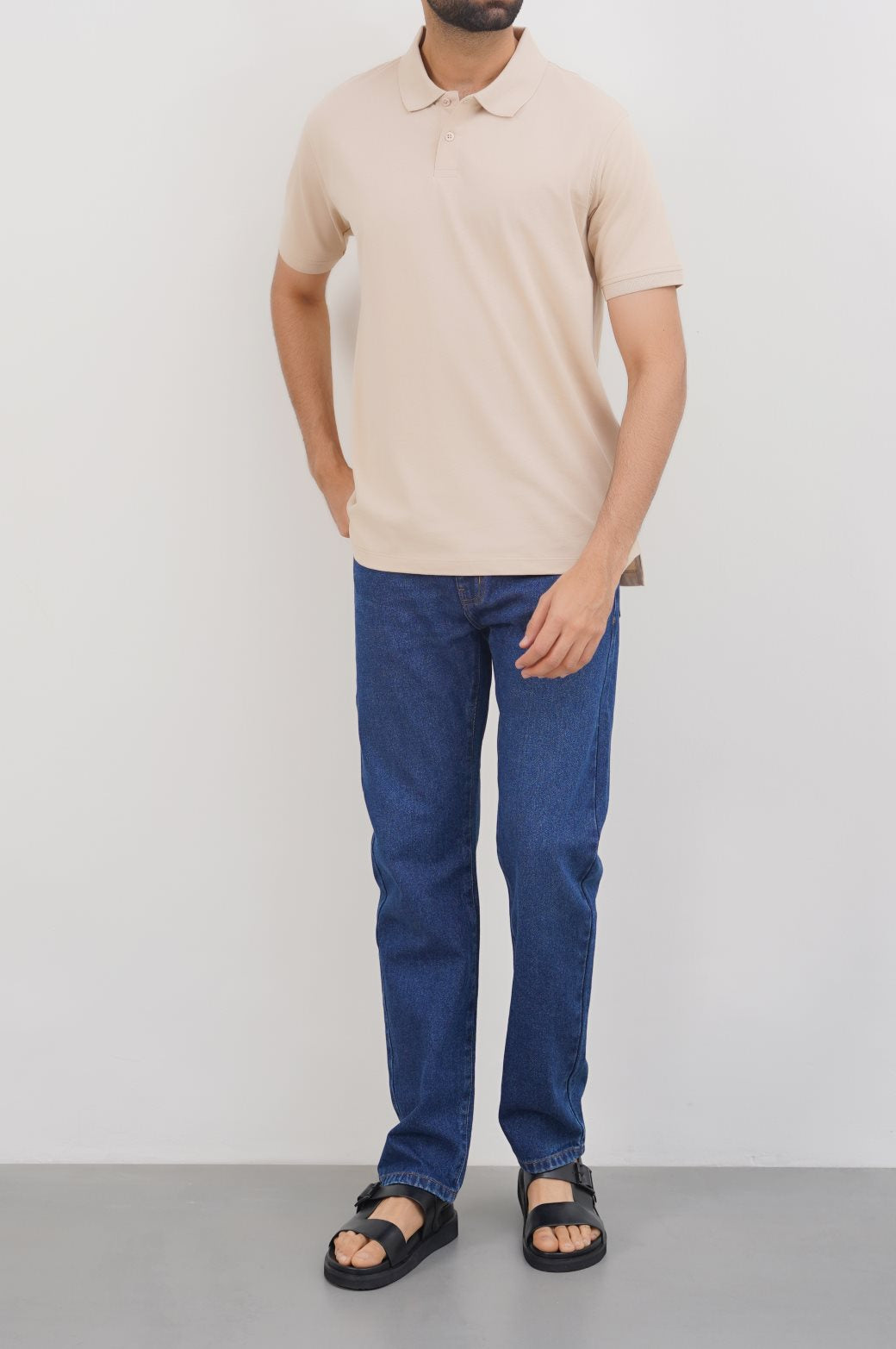 BEIGE BASIC POLO