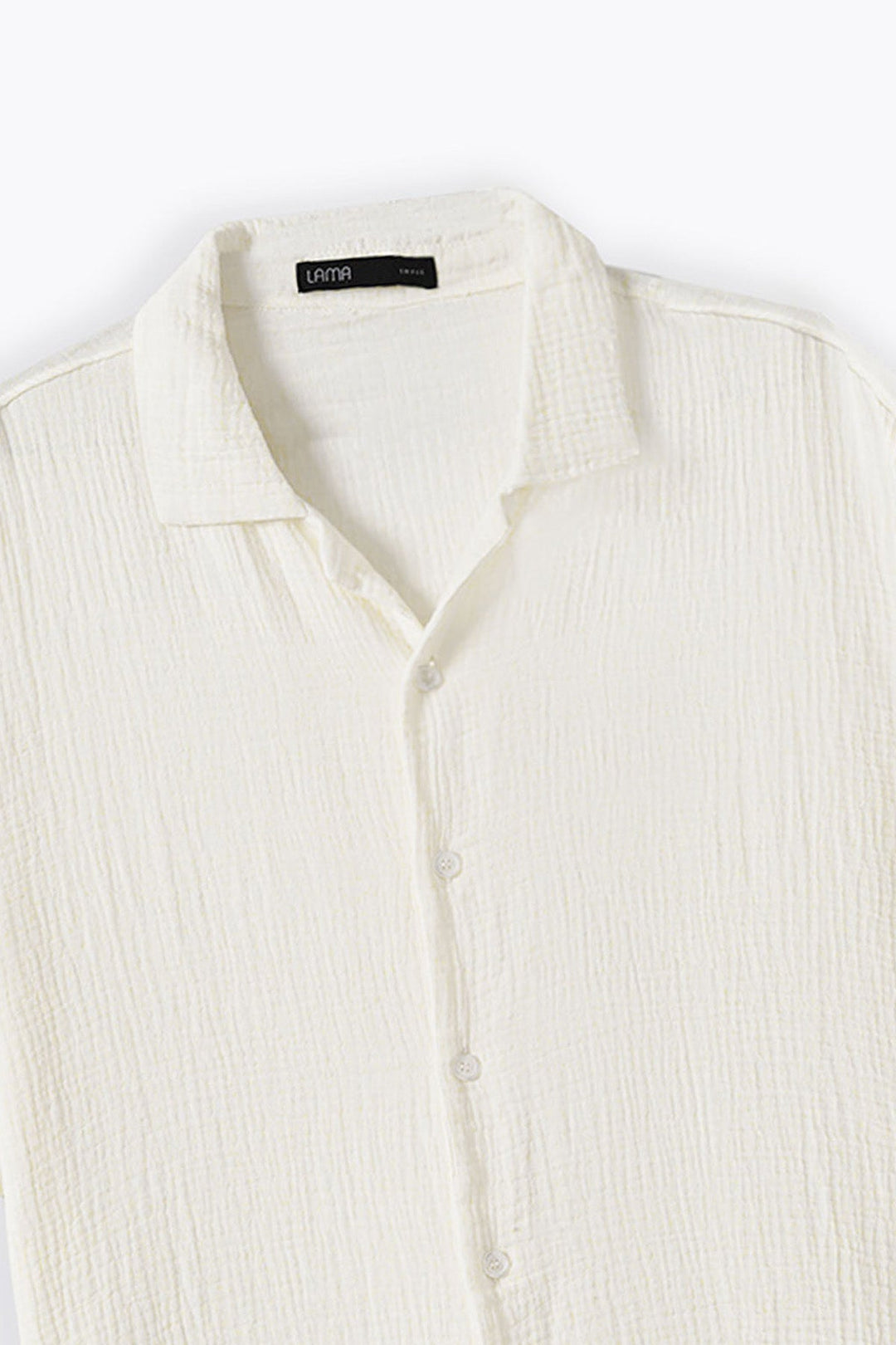 OFF WHITE MUSLIN SAFARI SHIRT