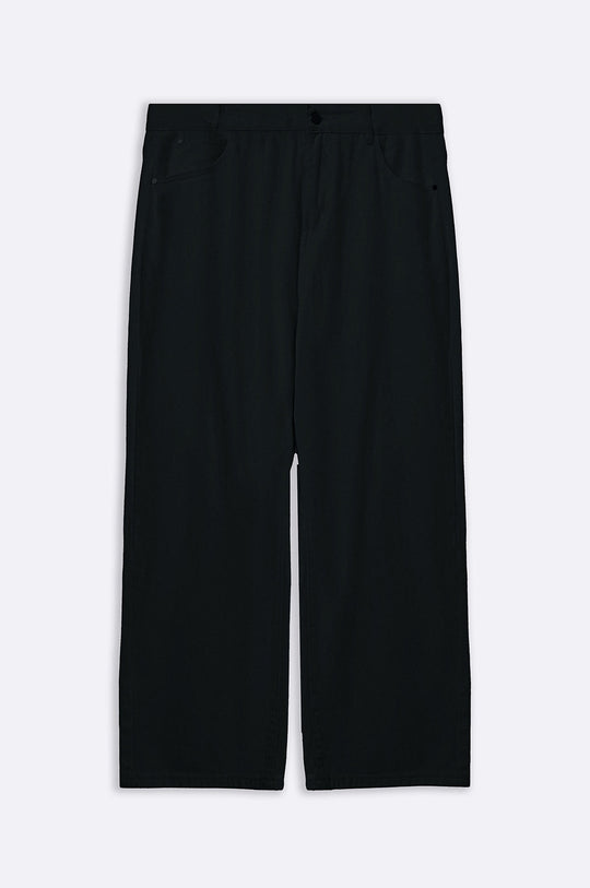 BLACK WIDE LEG JEANS