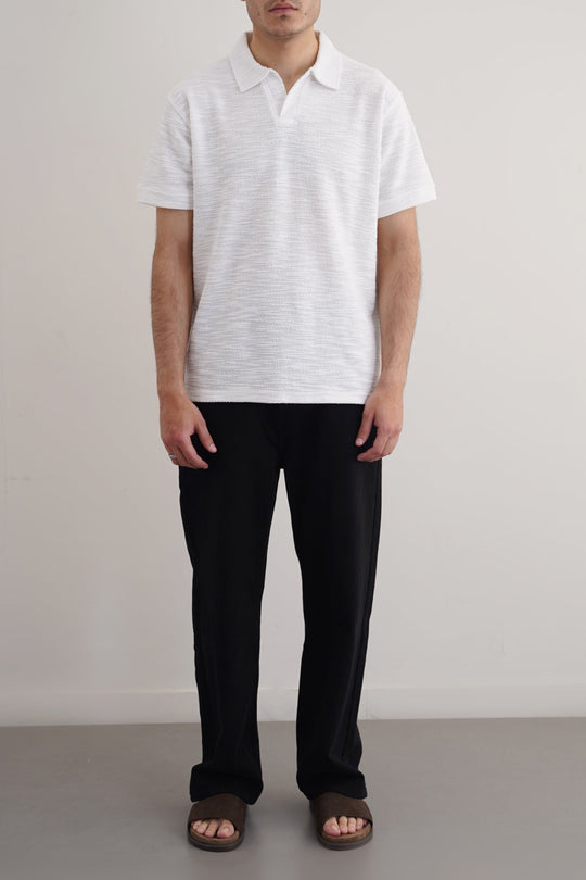 BLACK WIDE LEG JEANS