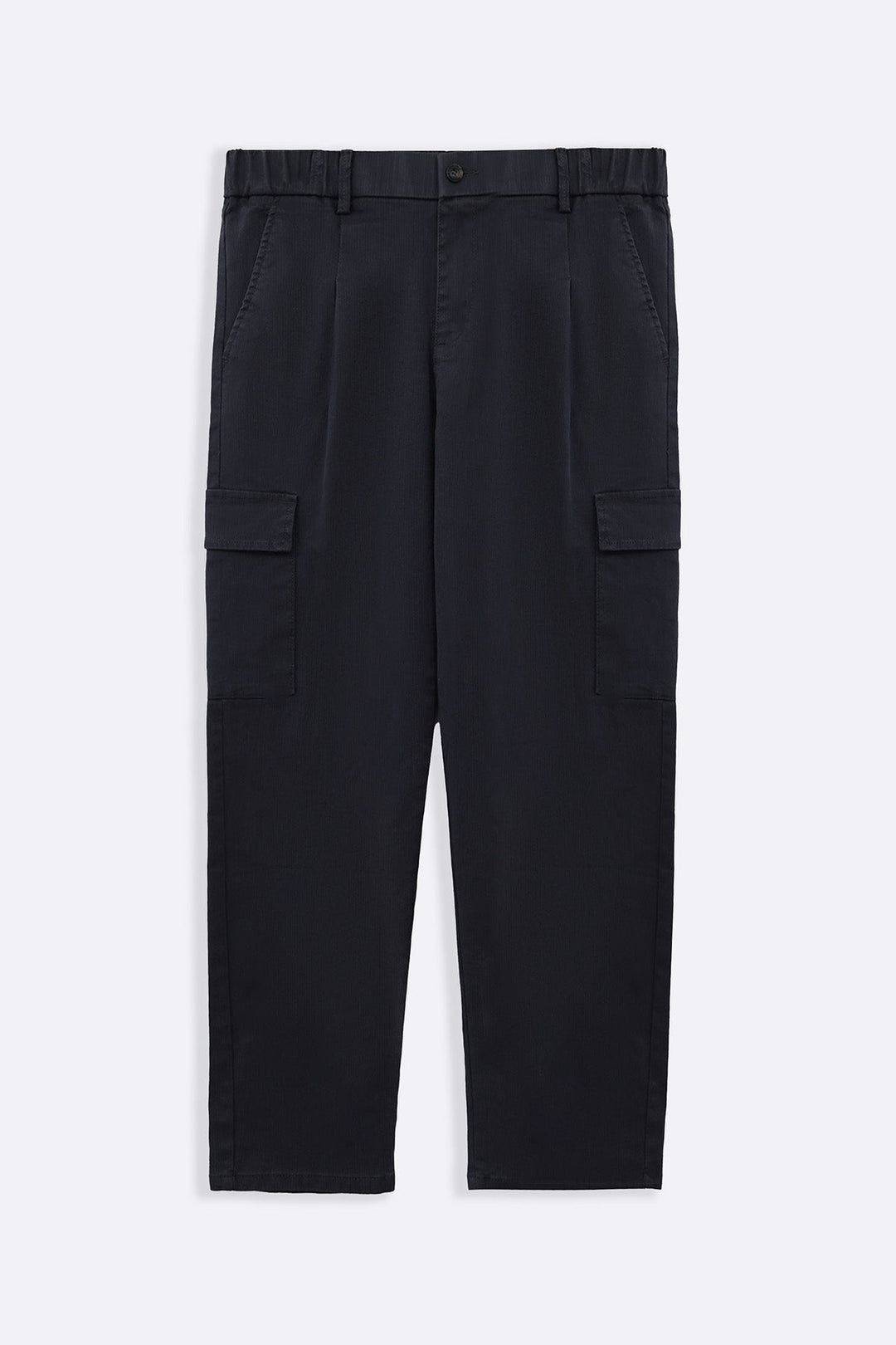 GREY EASY TAPERED CARGOS