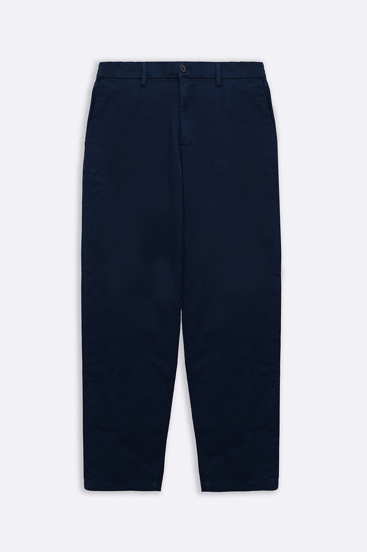 NAVY STRAIGHT FIT CHINOS