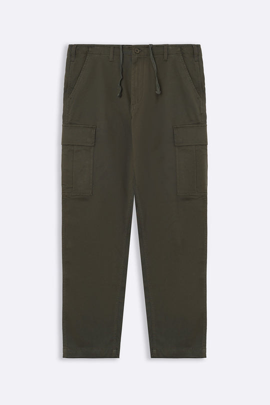 OLIVE TWILL CARGOS
