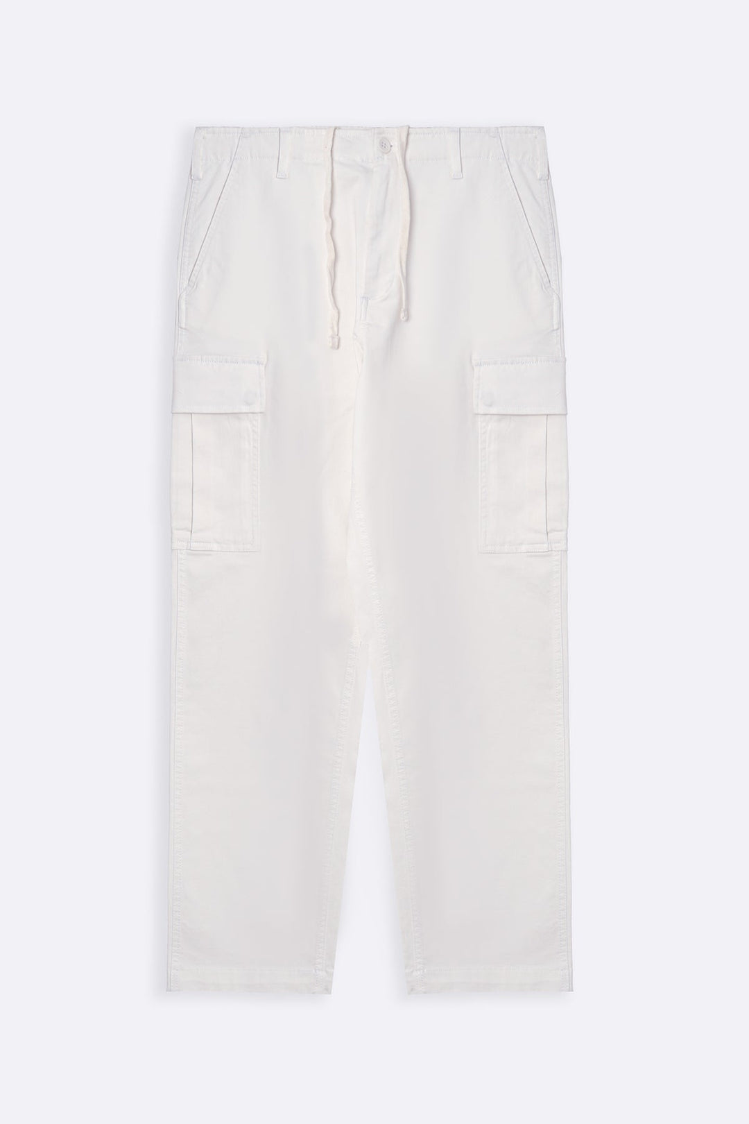 WHITE TWILL CARGOS