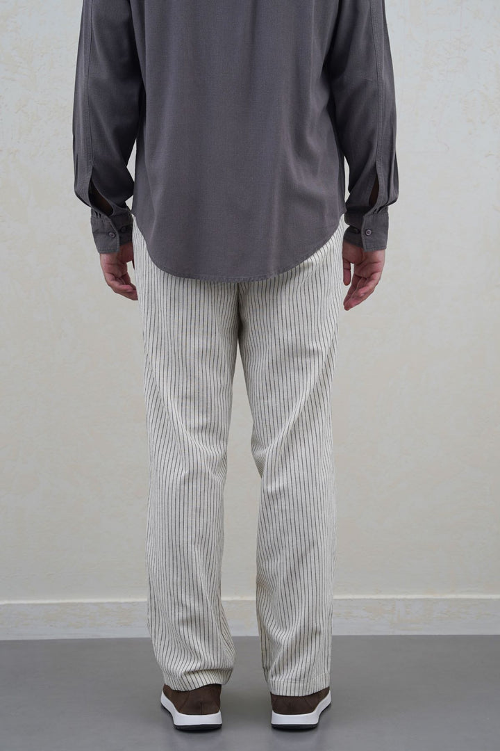 EASY PINSTRIPE TROUSERS