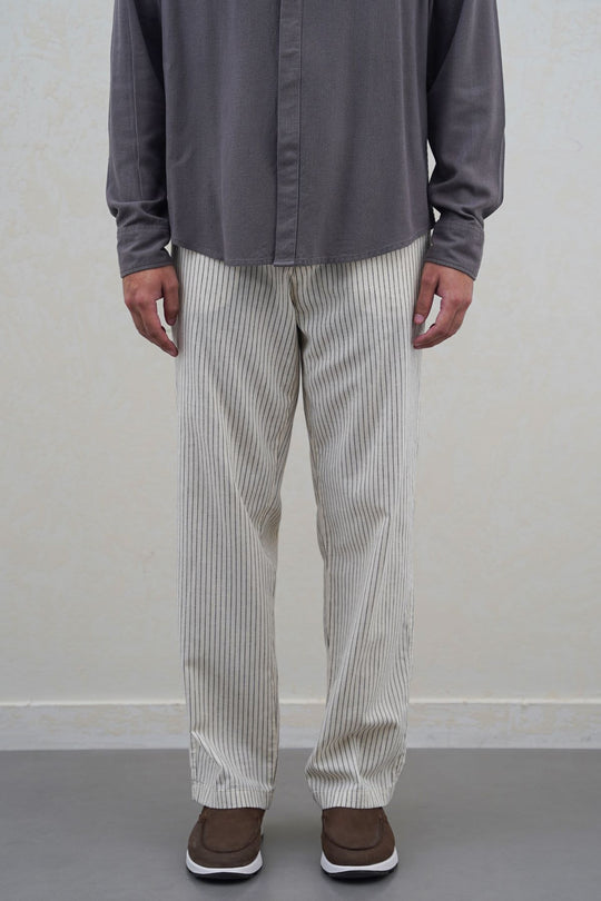 EASY PINSTRIPE TROUSERS