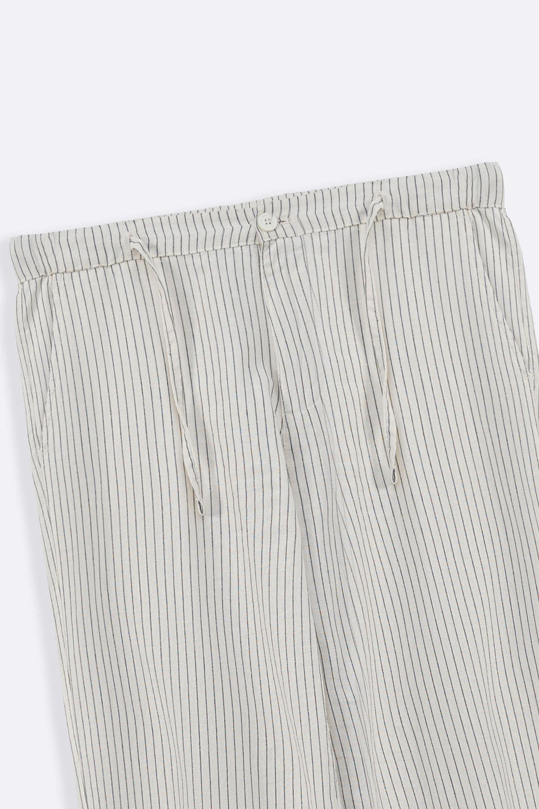 ECRU EASY PINSTRIPE TROUSERS