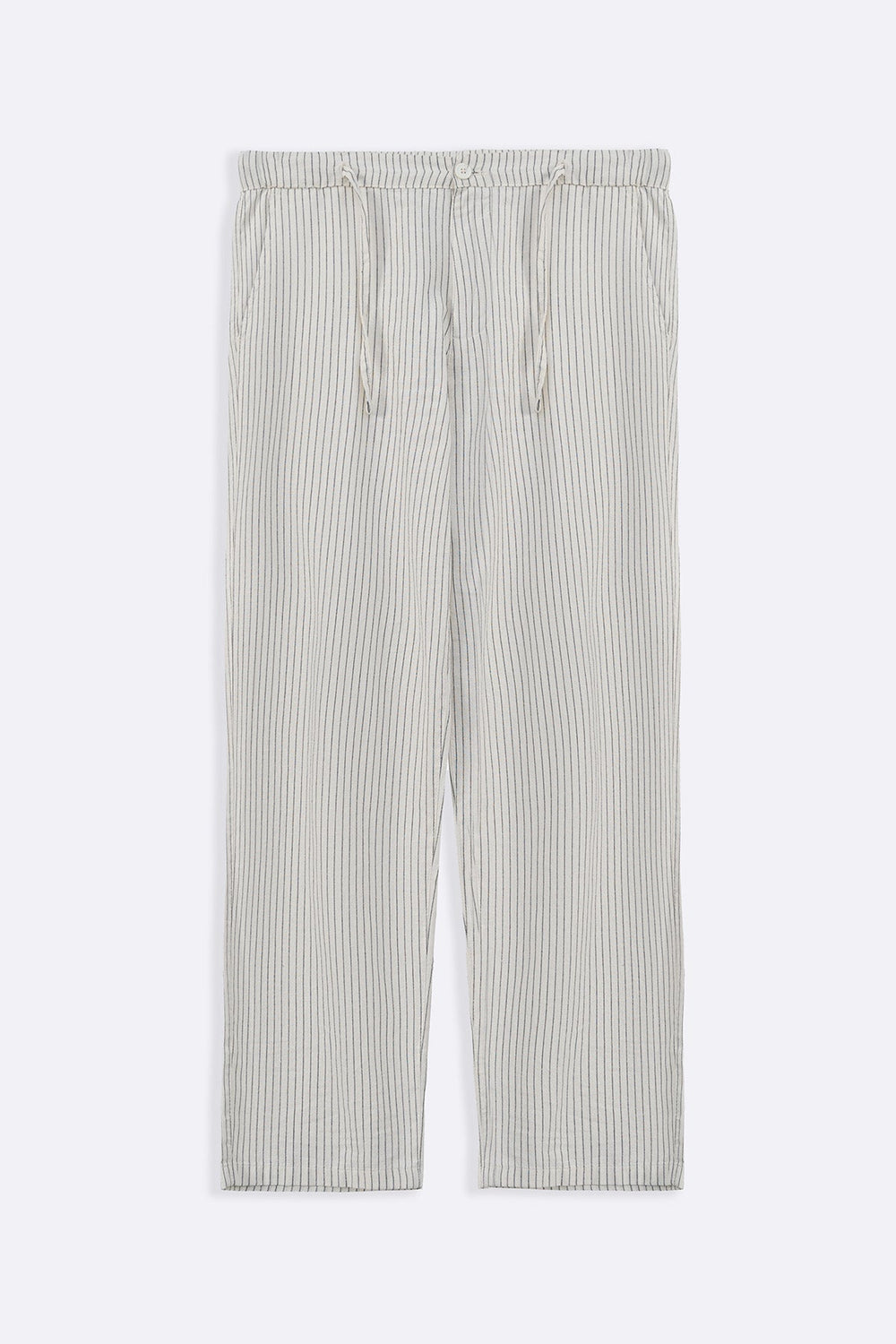ECRU EASY PINSTRIPE TROUSERS