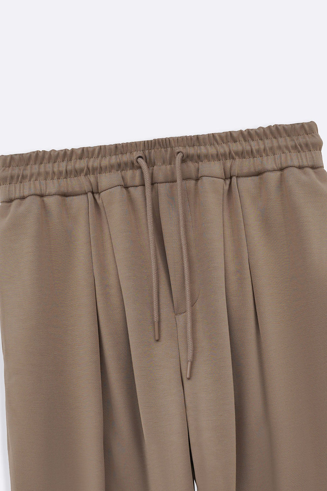 KHAKI KNITTED EASY SHORTS