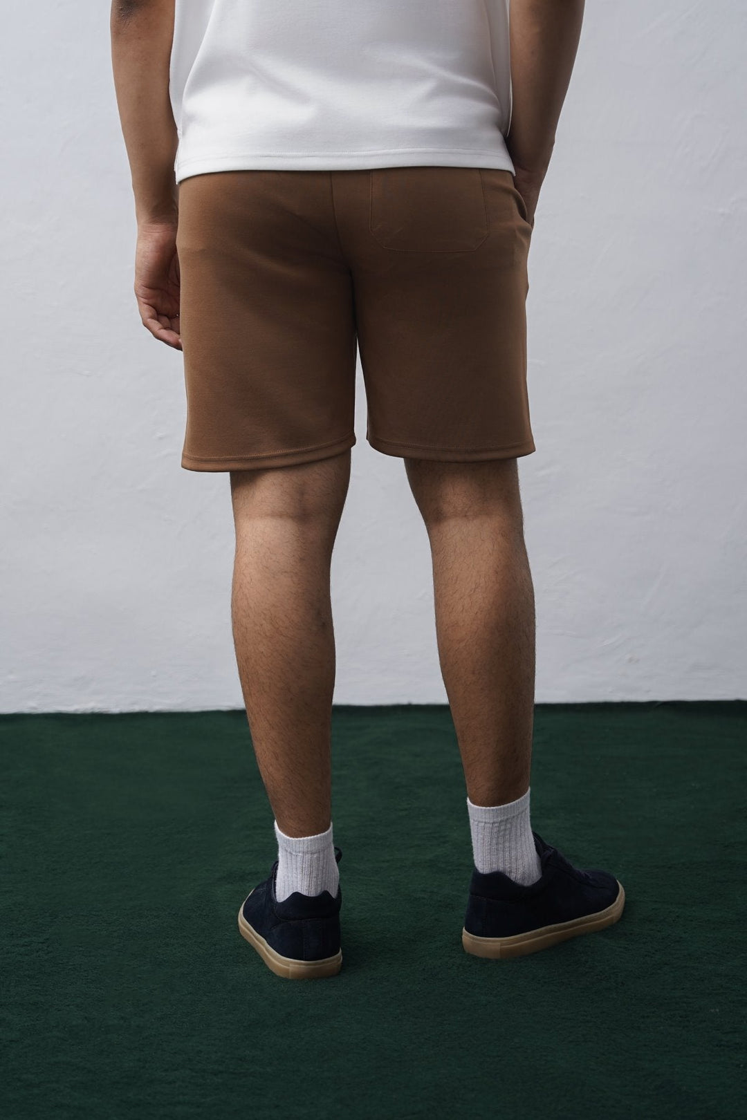 CAMEL NEOPRENE CLASSIC SHORTS