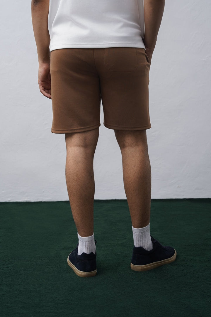 CAMEL NEOPRENE CLASSIC SHORTS