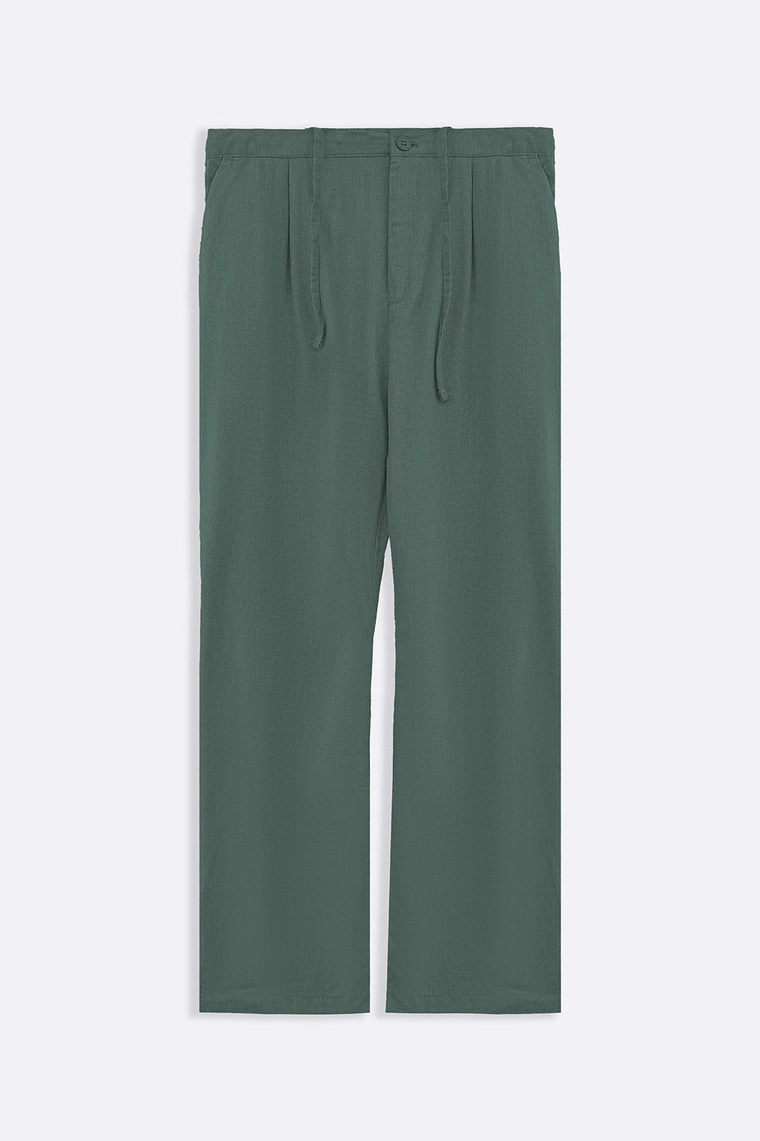 GREEN RELAXED TROUSERS