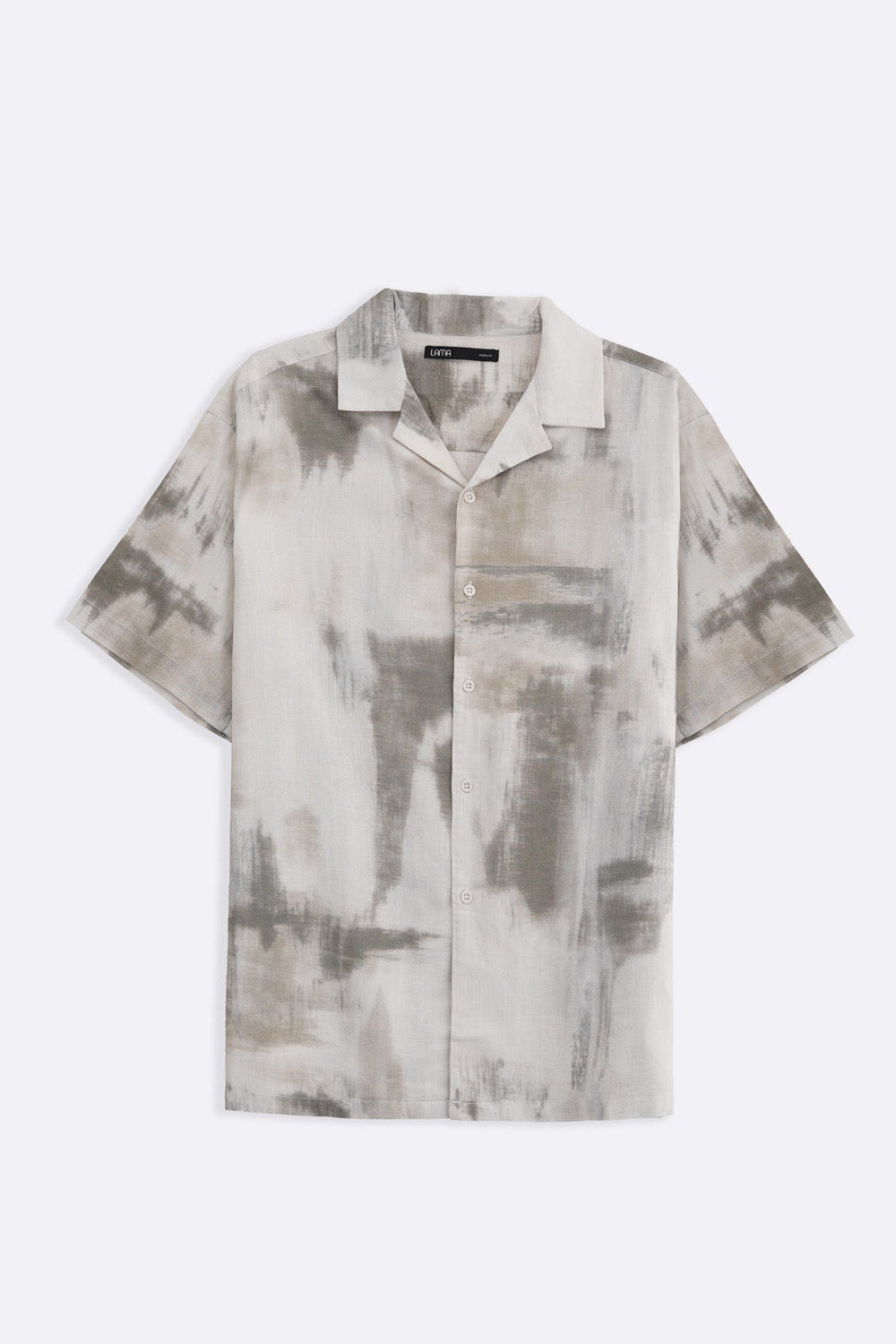 OFF WHITE DEEP MOSS PRINTED SHIRT