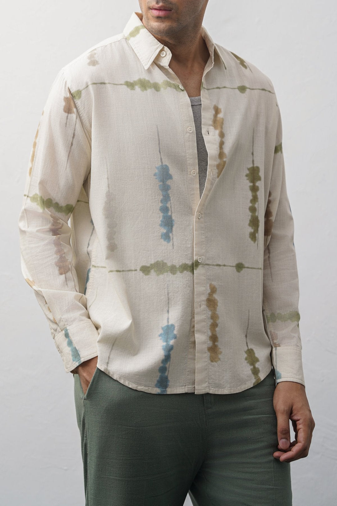 OFF WHITE BRUSH AND TINT SHIRT