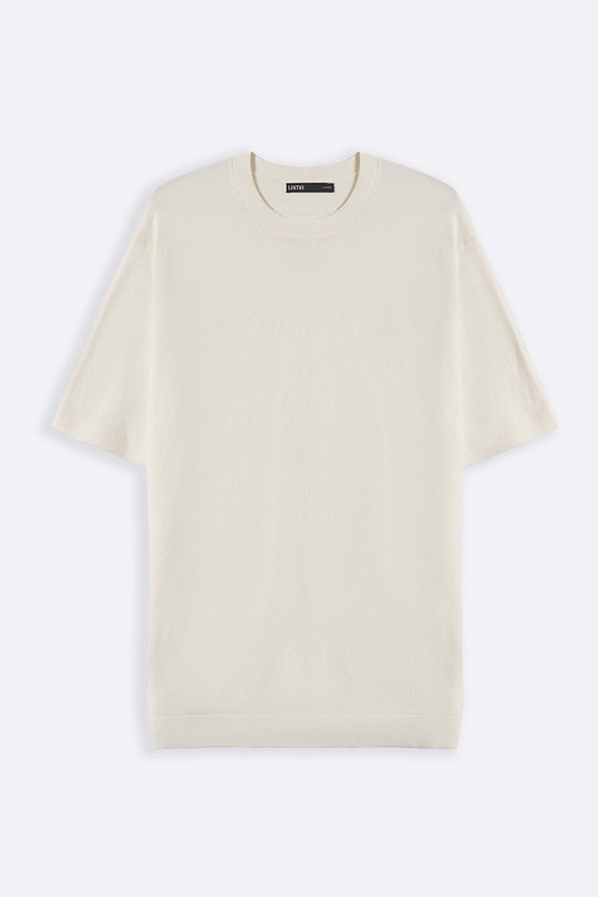 IVORY SNUG KNIT TEE