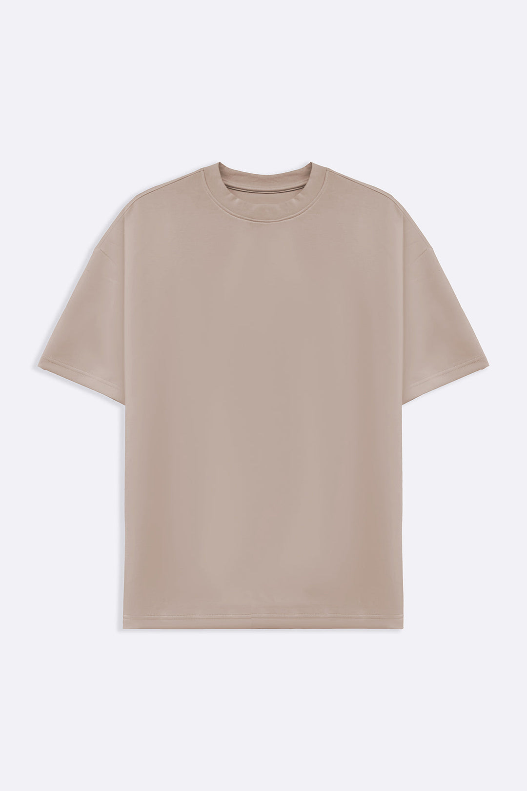 BEIGE BOXY TEE