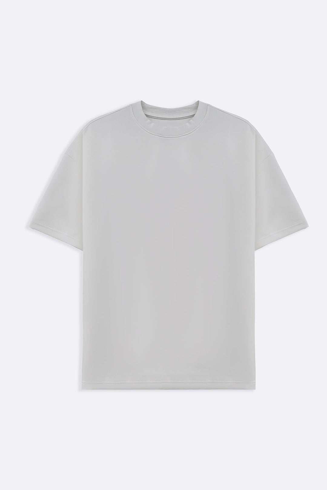 WHITE BOXY TEE