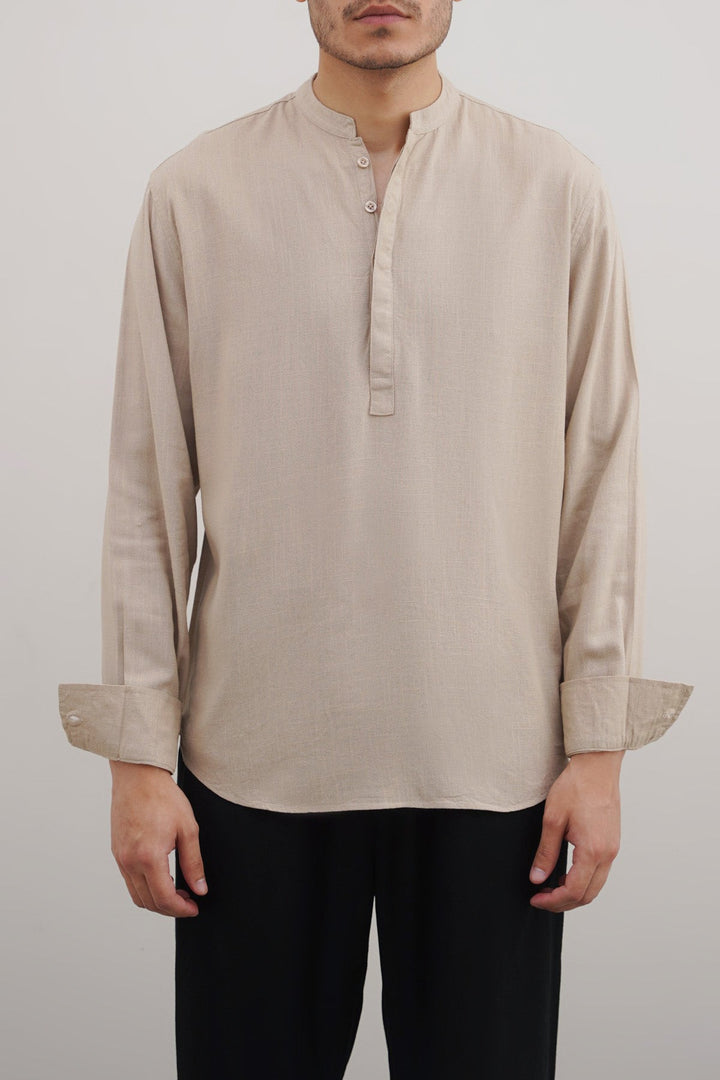 HALF PLACKET SHIRT