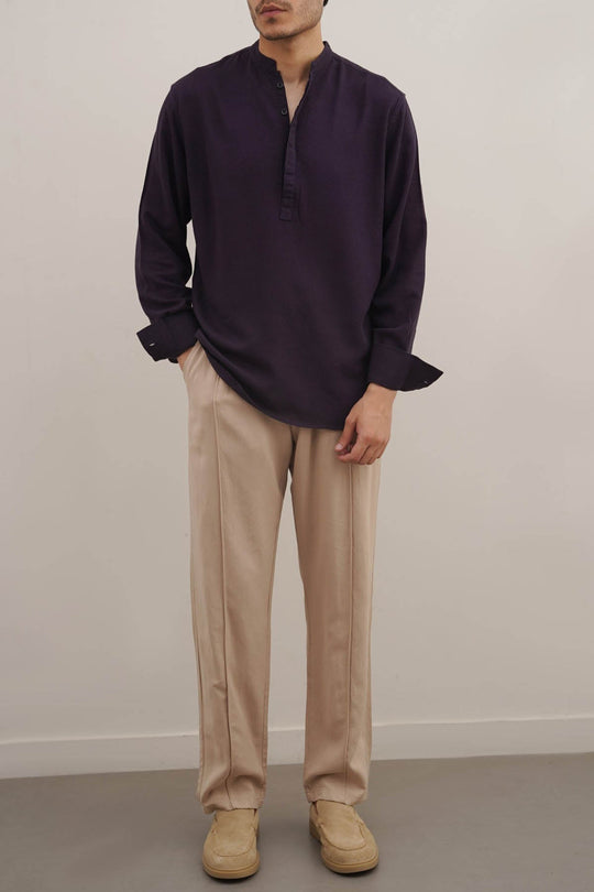 HALF PLACKET SHIRT