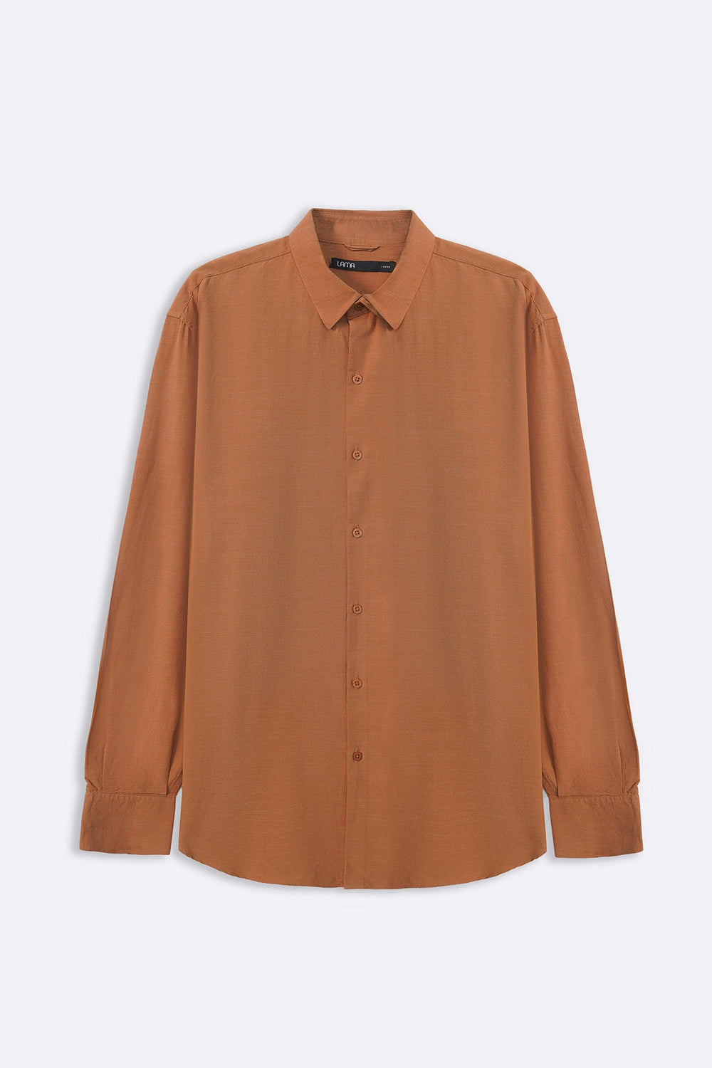 OCHRE BROWN CLASSIC BUTTON DOWN SHIRT