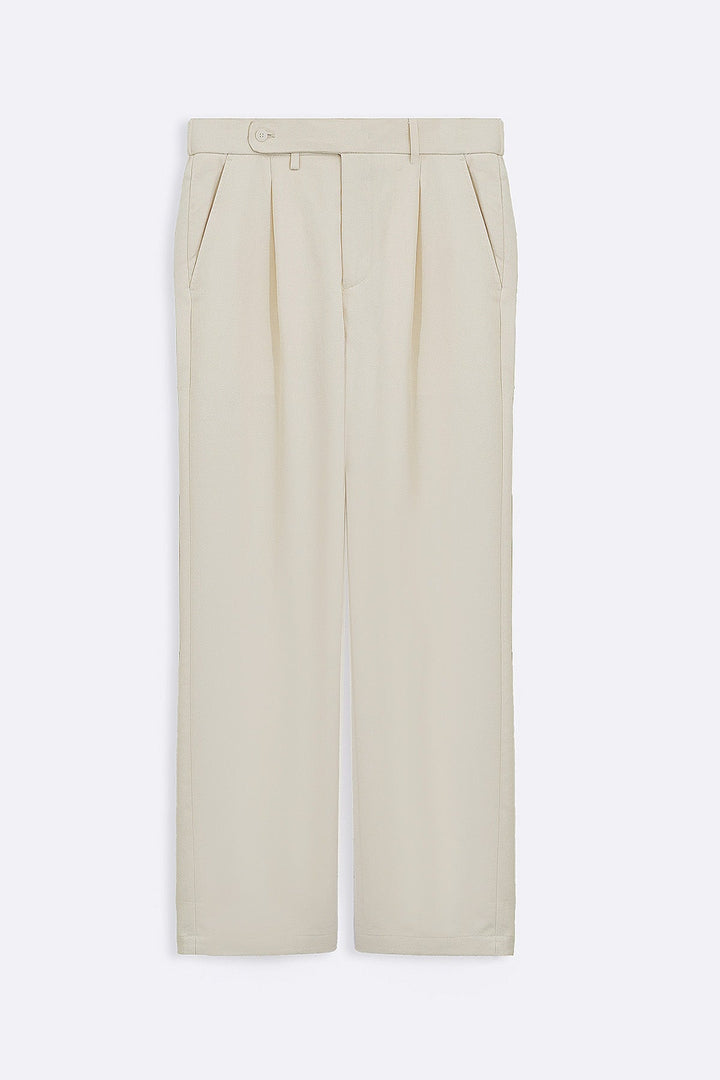 OFF WHITE TAILORED TWILL PANTS