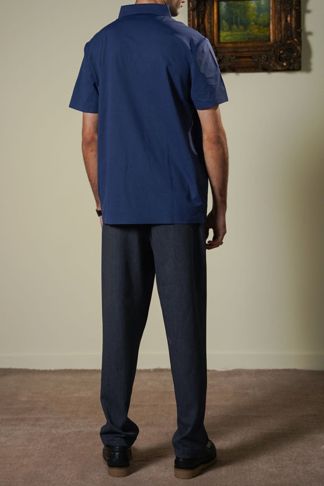 DARK BLUE COMFORT PANTS