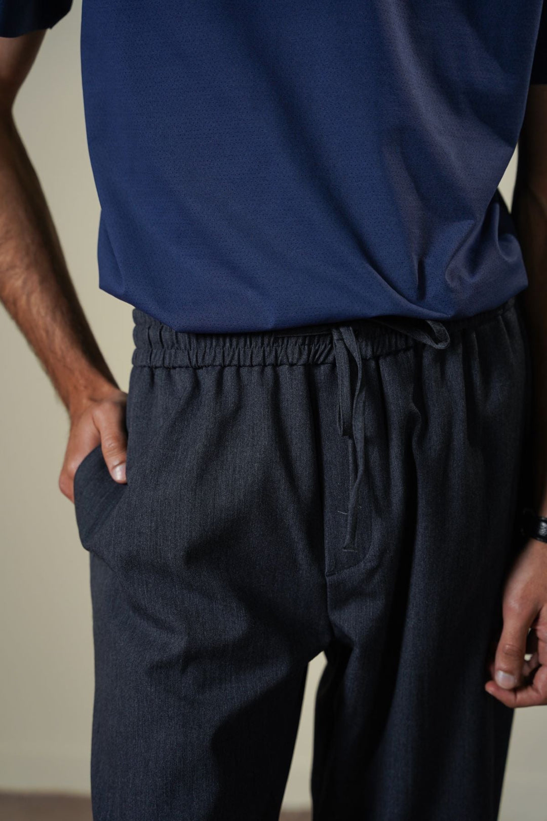DARK BLUE COMFORT PANTS