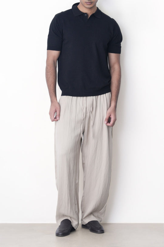 BEIGE-EVERYDAY SLOUCHY PANTS