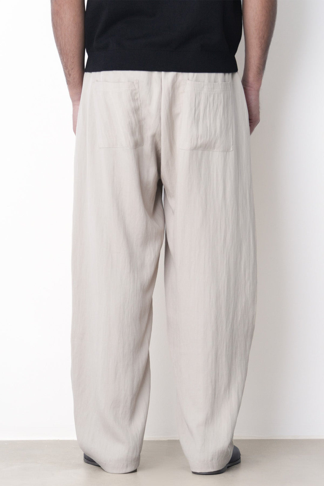 BEIGE-EVERYDAY SLOUCHY PANTS