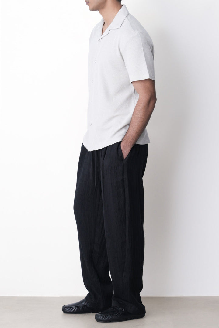 BLACK-EVERYDAY SLOUCHY PANTS