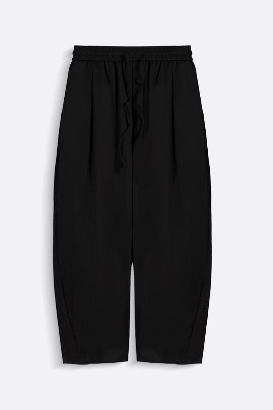 BLACK-EVERYDAY SLOUCHY PANTS