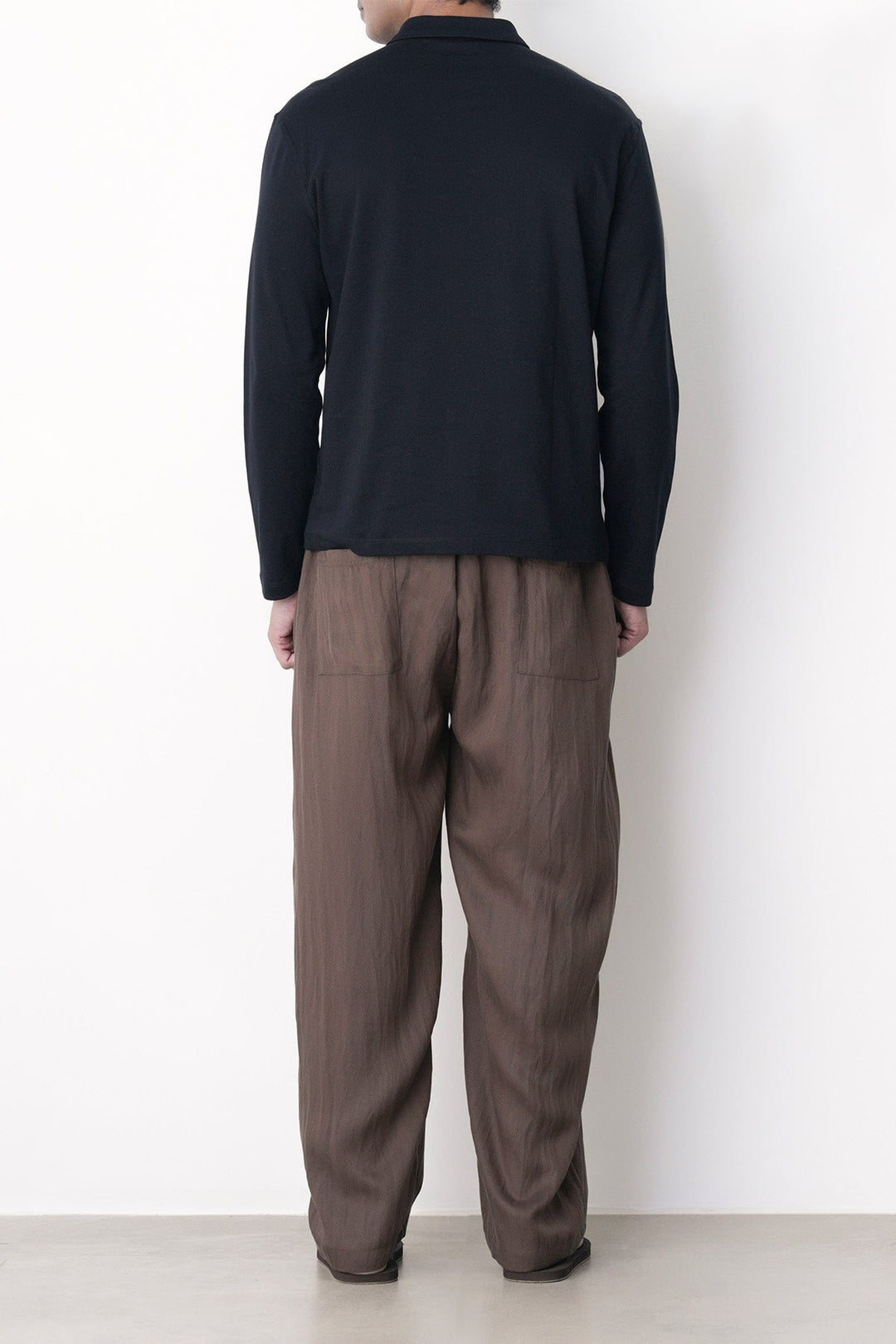 BROWN-EVERYDAY SLOUCHY PANTS