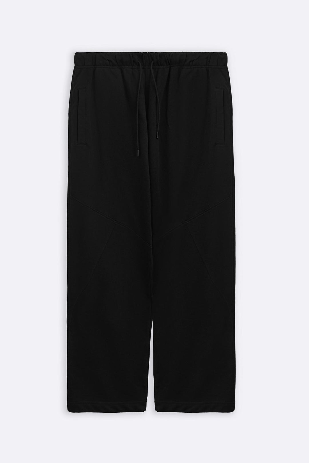 BLACK COTTON COMFORT SWEATPANTS