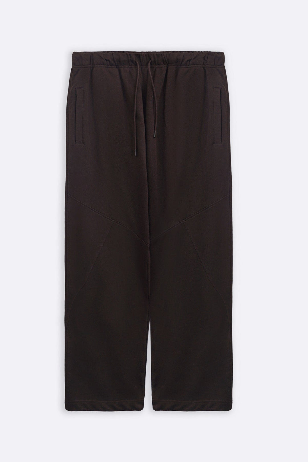BROWN COTTON COMFORT SWEATPANTS