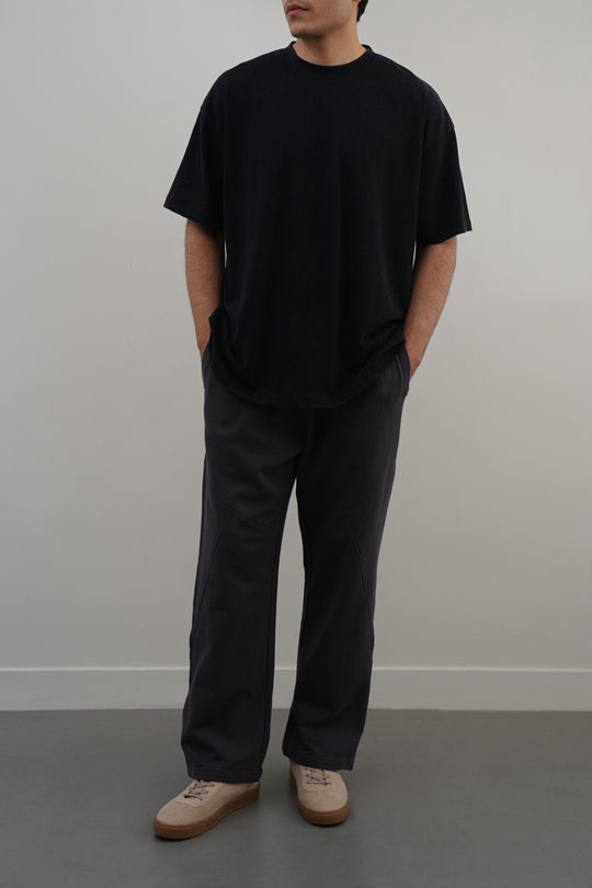 CHARCOAL COTTON COMFORT SWEATPANTS