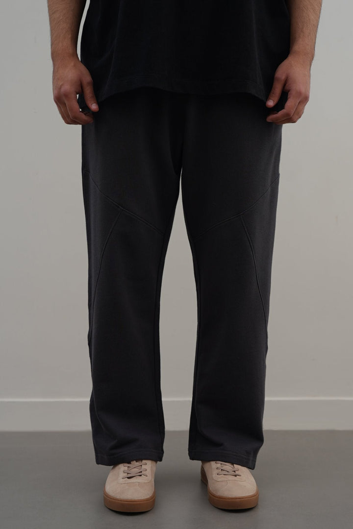 CHARCOAL COTTON COMFORT SWEATPANTS