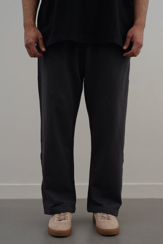 CHARCOAL COTTON COMFORT SWEATPANTS
