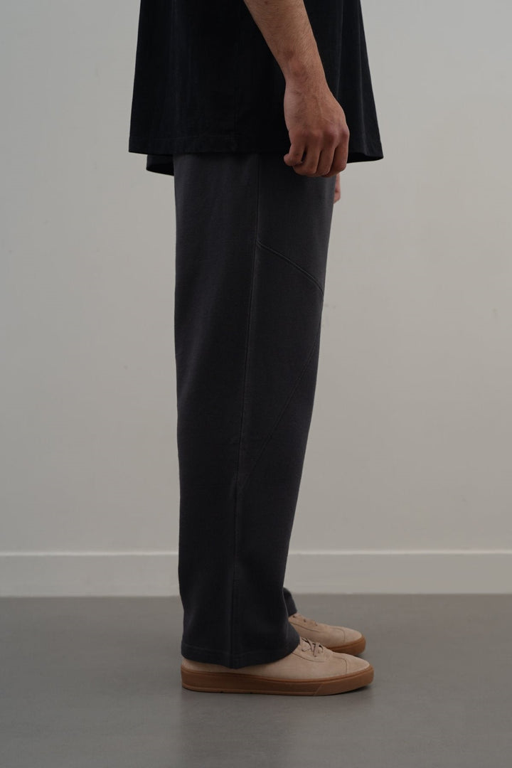 CHARCOAL COTTON COMFORT SWEATPANTS