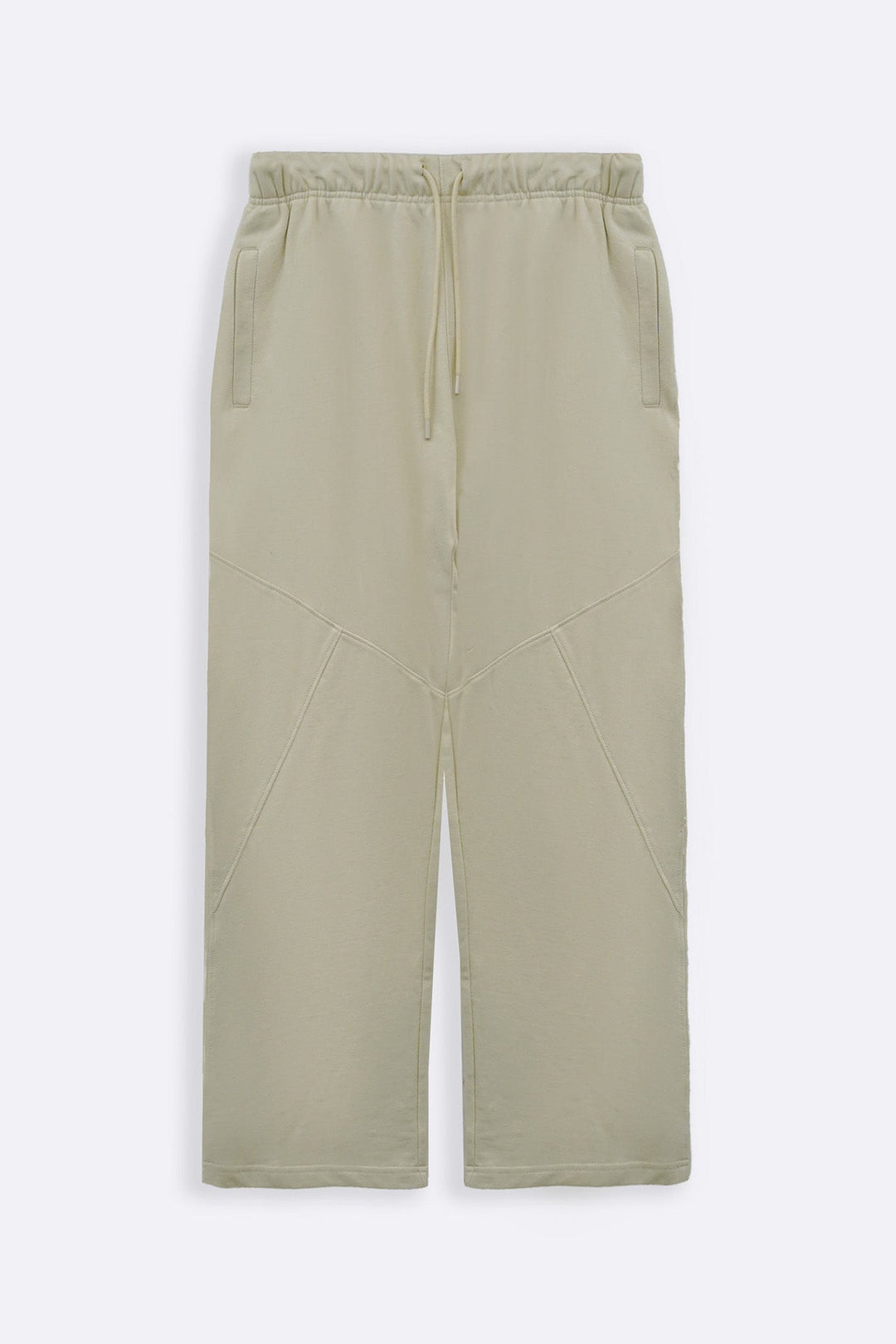 CREAM COTTON COMFORT SWEATPANTS