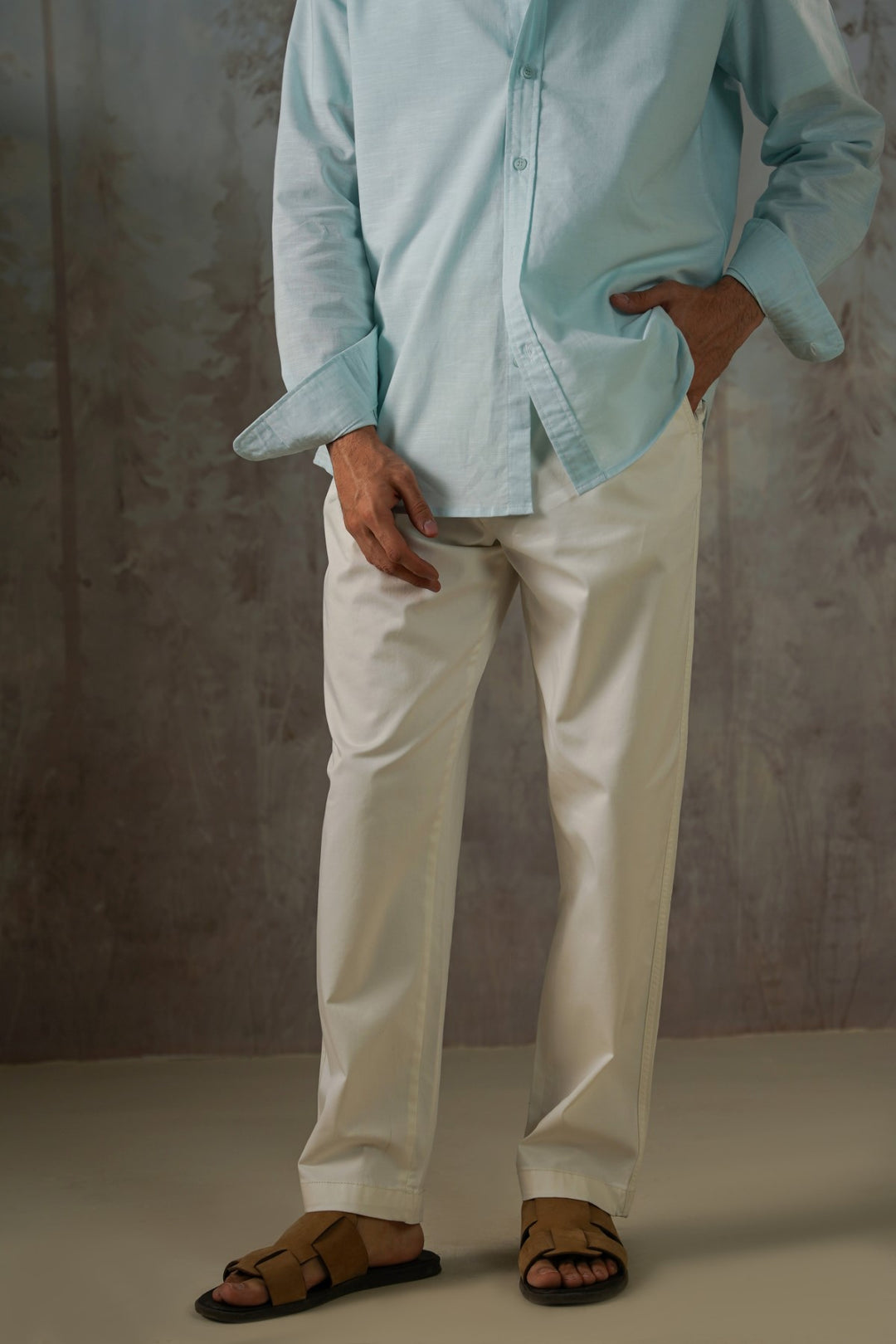 RELAXED COTTON PANTS