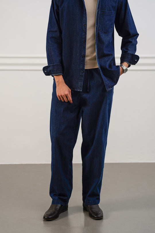 SOFT DENIM TROUSERS
